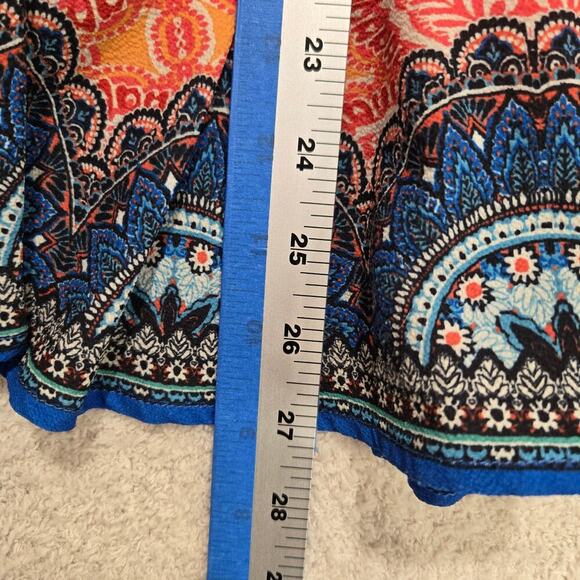 Flying Tomato Dolman Sleeve Printed Top Blouse V-neck Size XS Boho Chic - Picture 7 of 8